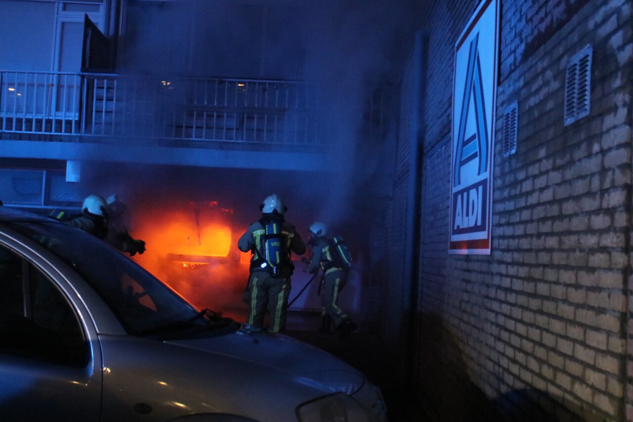 Korte uitslaande brand in appartementencomplex Hoogeveen