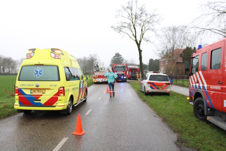 Veel rook bij schoorsteenbrand in Annen