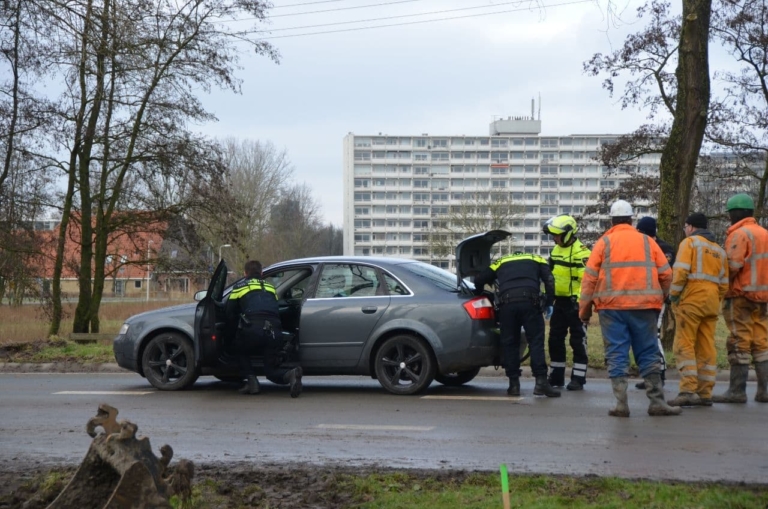 Automobilist aangehouden na achtervolging door Leeuwarden en Goutum