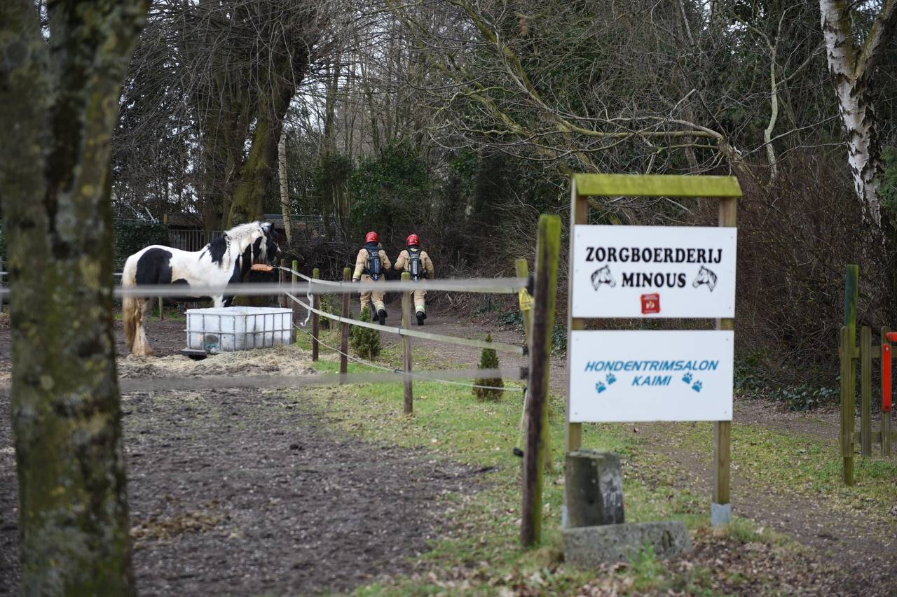 Klein gaslek bij zorgboerderij in Nieuwe Pekela