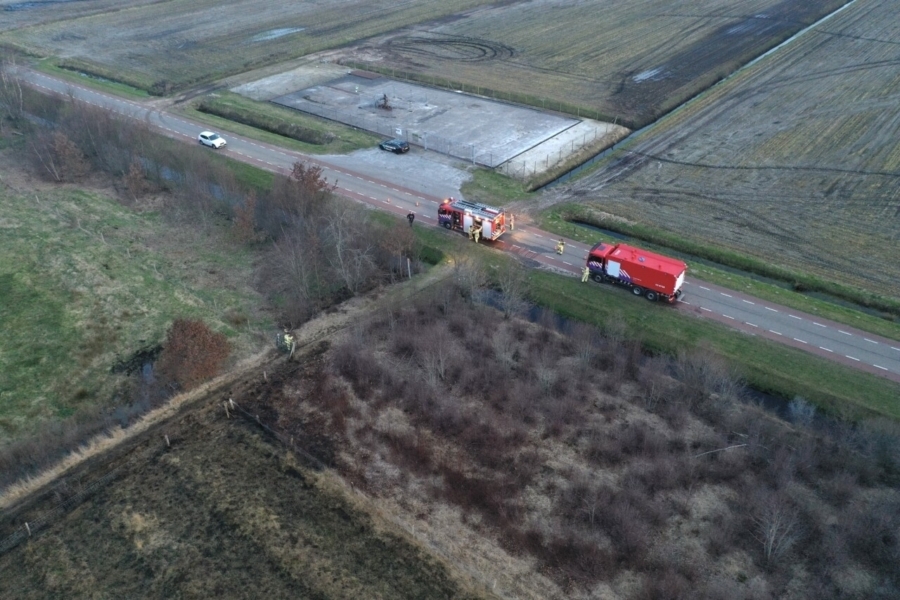 Natuurbrand snel onder controle