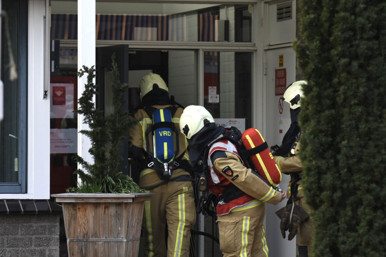 Brand in gebouw snel onder controle