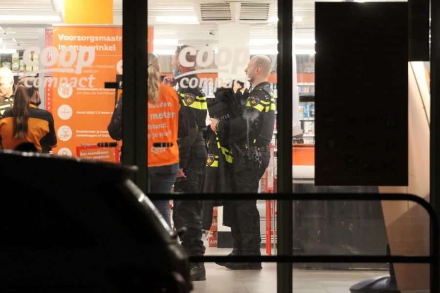 Gewapende overval op supermarkt in Nieuw-Dordrecht