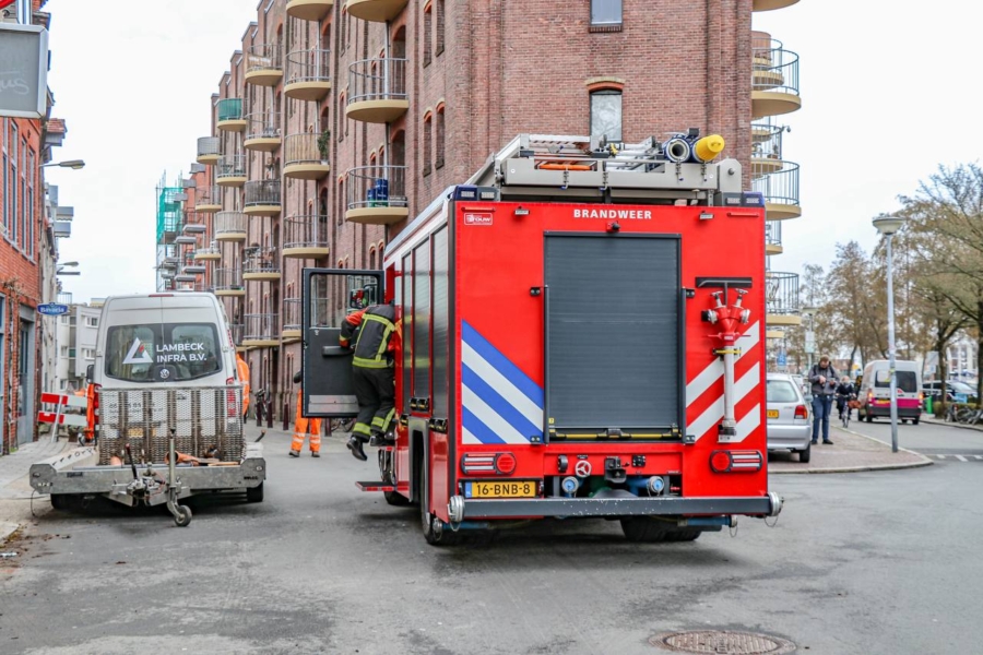 Brandweer opgeroepen voor gaslek in Groningen