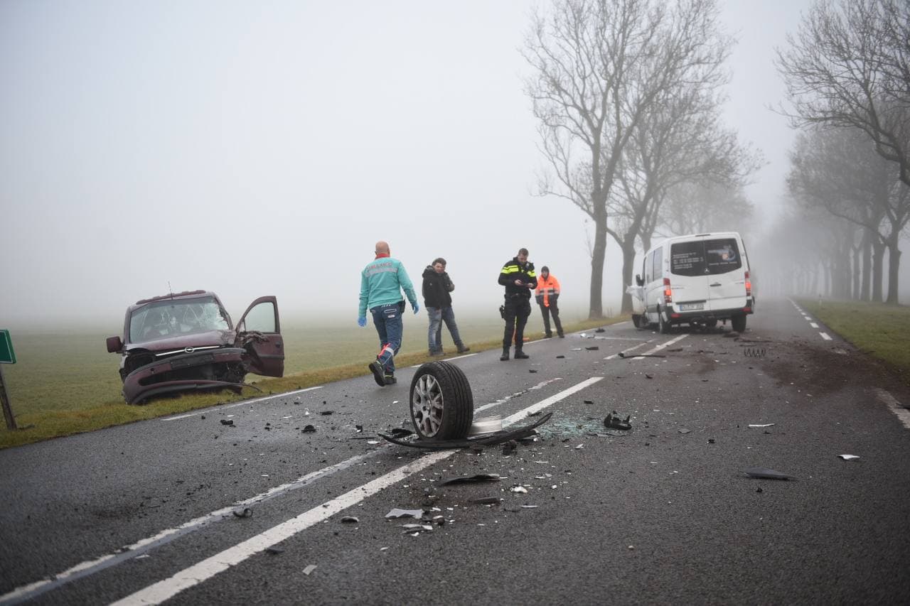 Gewonde bij ongeval op N362 bij Nieuwolda