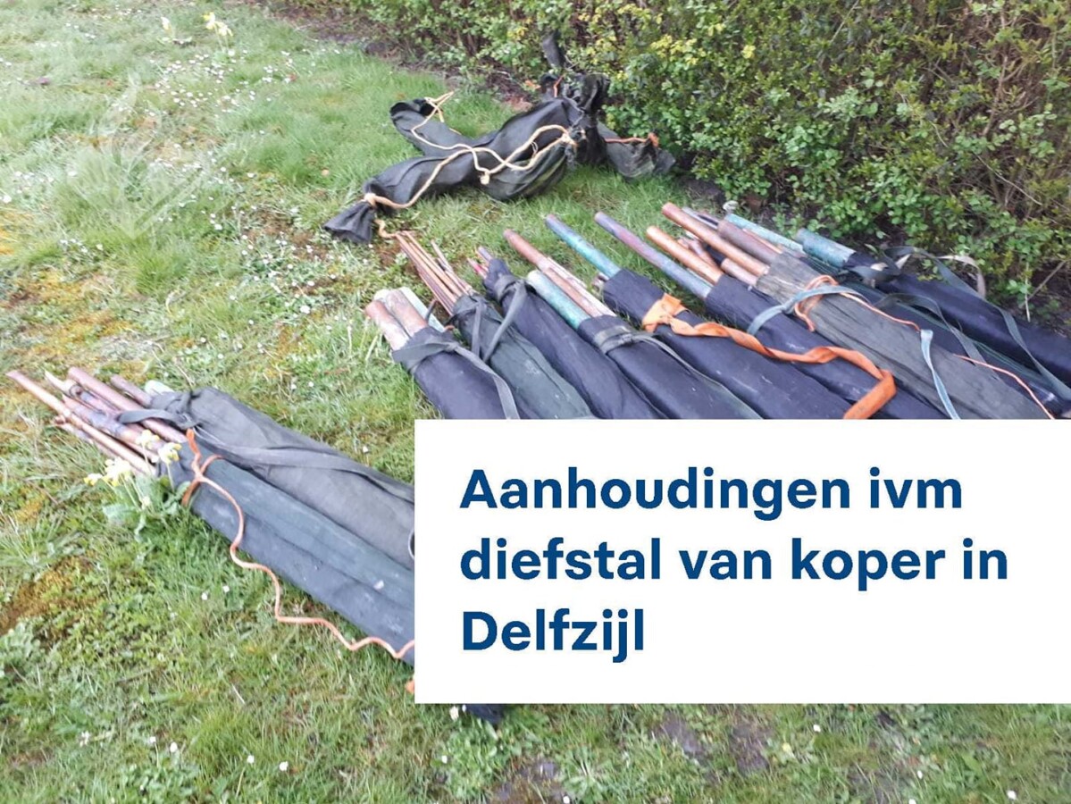 Twee koperdieven opgepakt in Delfzijl