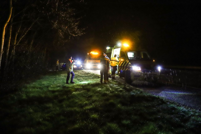 Persoon gewond na ongeval op A7 bij Drachtstercompagnie