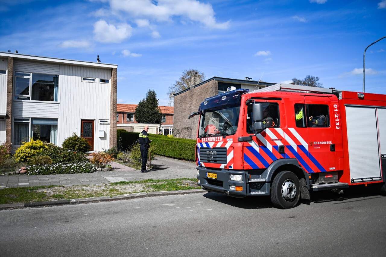 Brandweer gealarmeerd voor gaslucht in woning in Hoogezand