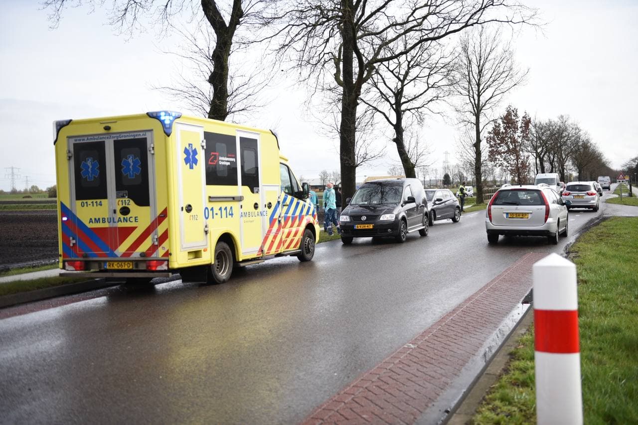 Kop-staartbotsing op Zuiderveen in Winschoten