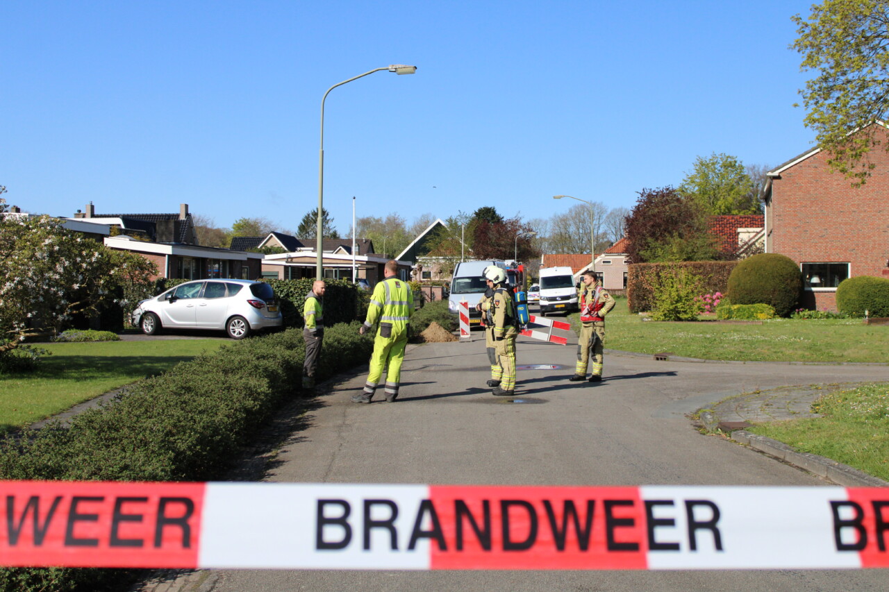 Woningen ontruimd door gaslekkage in Zuidlaren