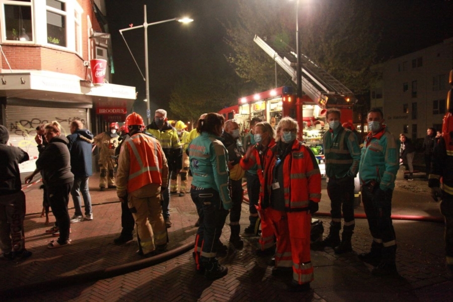 Opnieuw uitslaande brand in centrum Veendam (video ...