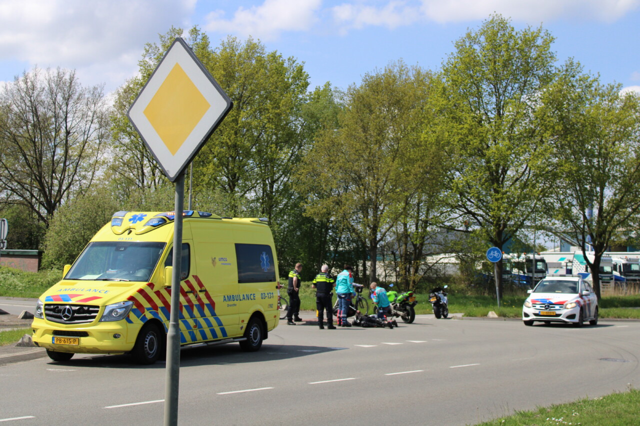 Motorijder gewond bij ongeval in Emmen