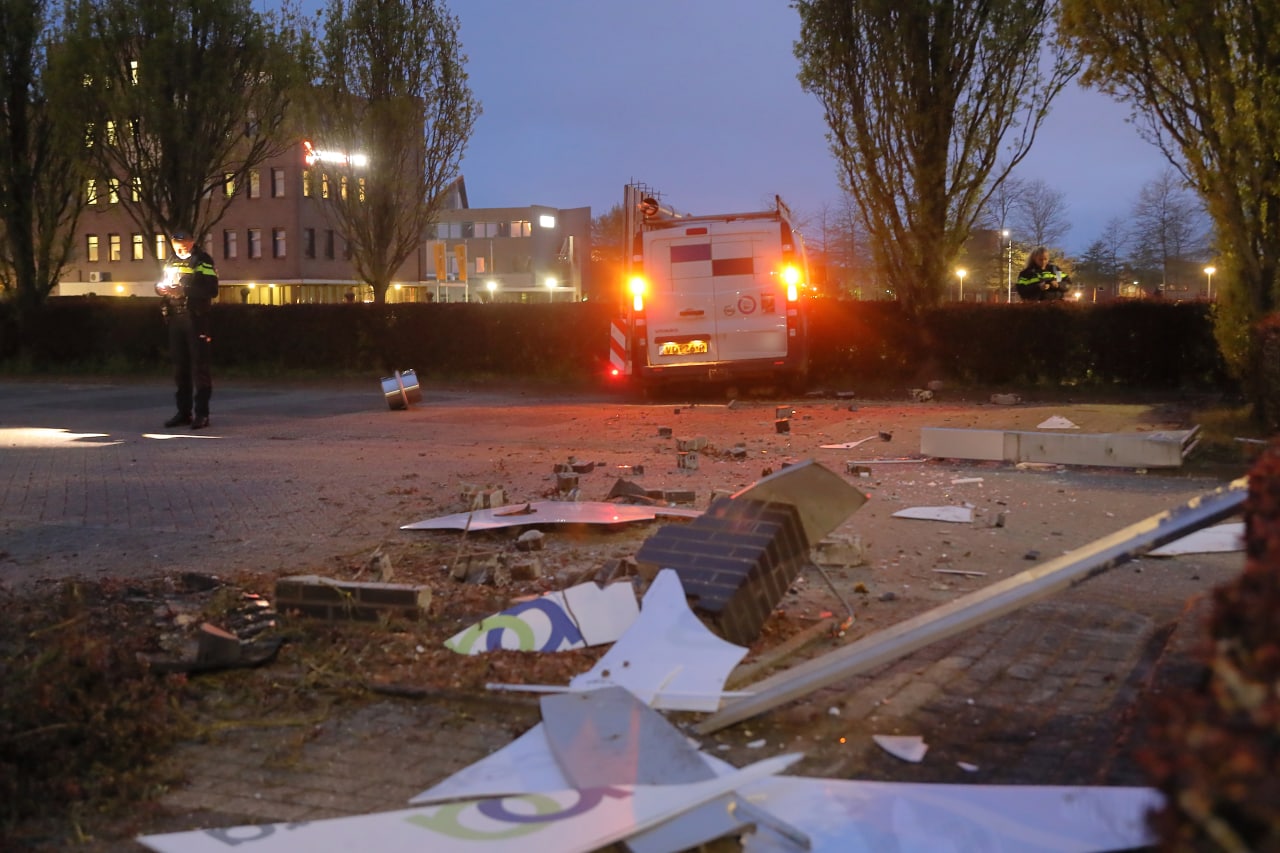 Bestuurder crasht na achtervolging door Drachten