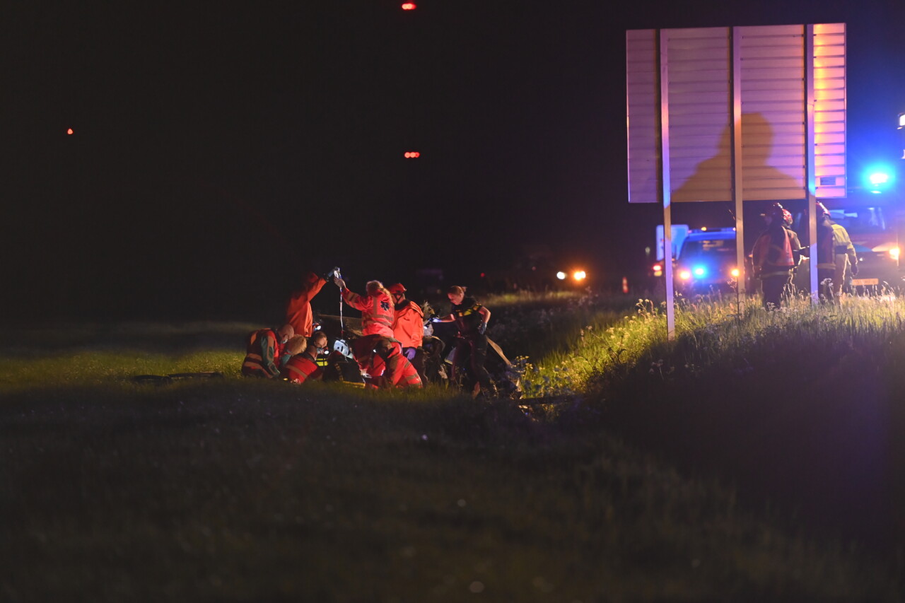 Slachtoffer (27) ongeval A7 bij Scheemda aan verwondingen overleden
