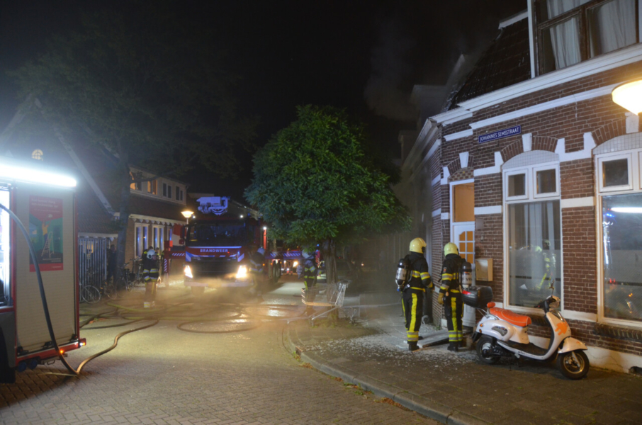 Leeuwarder (49) aangehouden voor brandstichting in woning