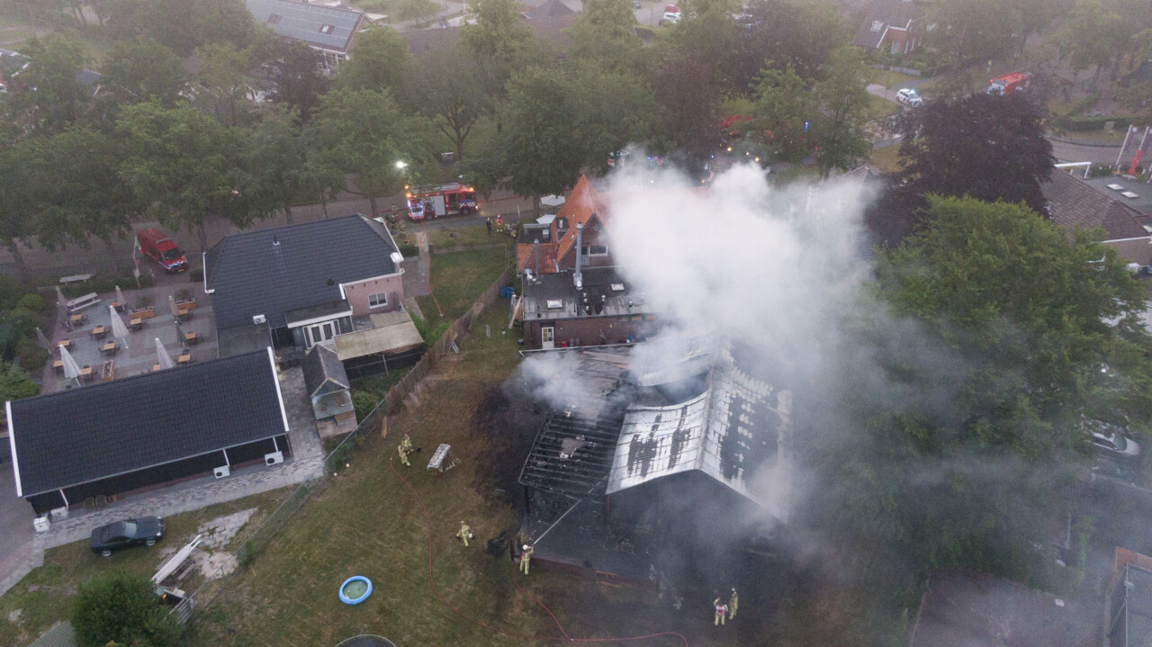 18-jarige opgepakt voor brand in Exloo