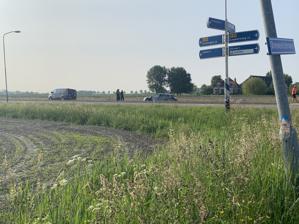 Auto’s botsen op N361 bij Ulrum