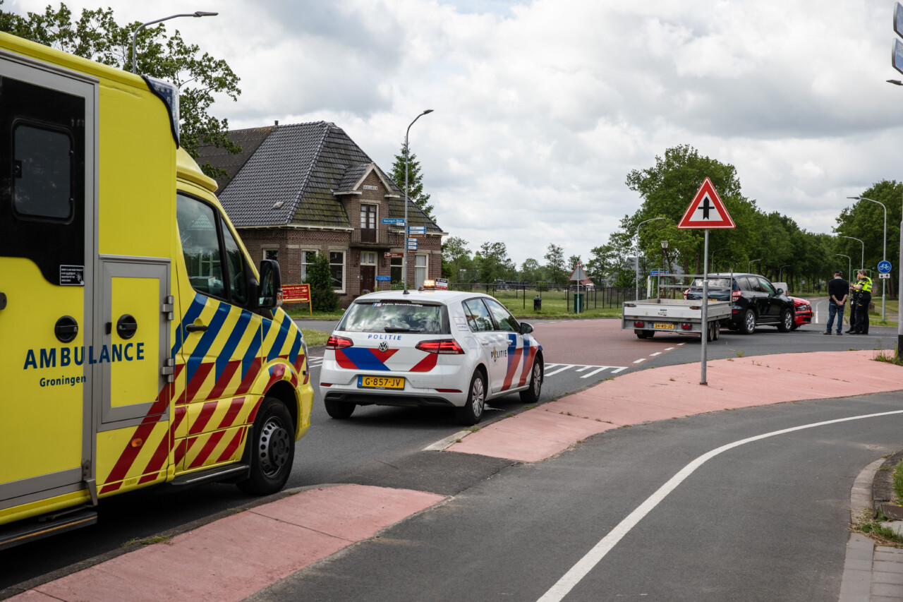 Vrouw gewond bij ongeval in Grootegast