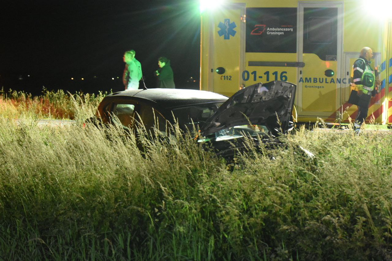 Meerdere voertuigen in botsing op N366