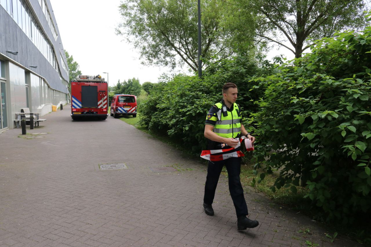 School ontruimd na brand bij De Kluiverboom in Groningen