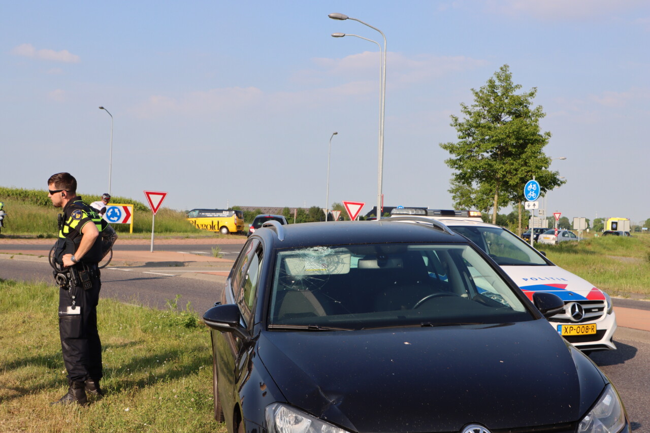 Fietser gewond na botsing met automobilist