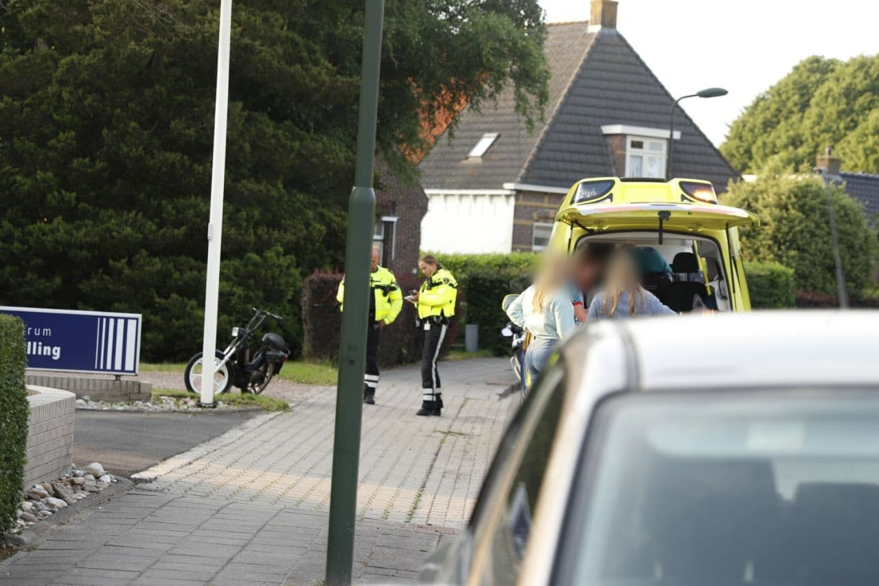 Snorfietser raakt gewond bij val in Luinjeberd