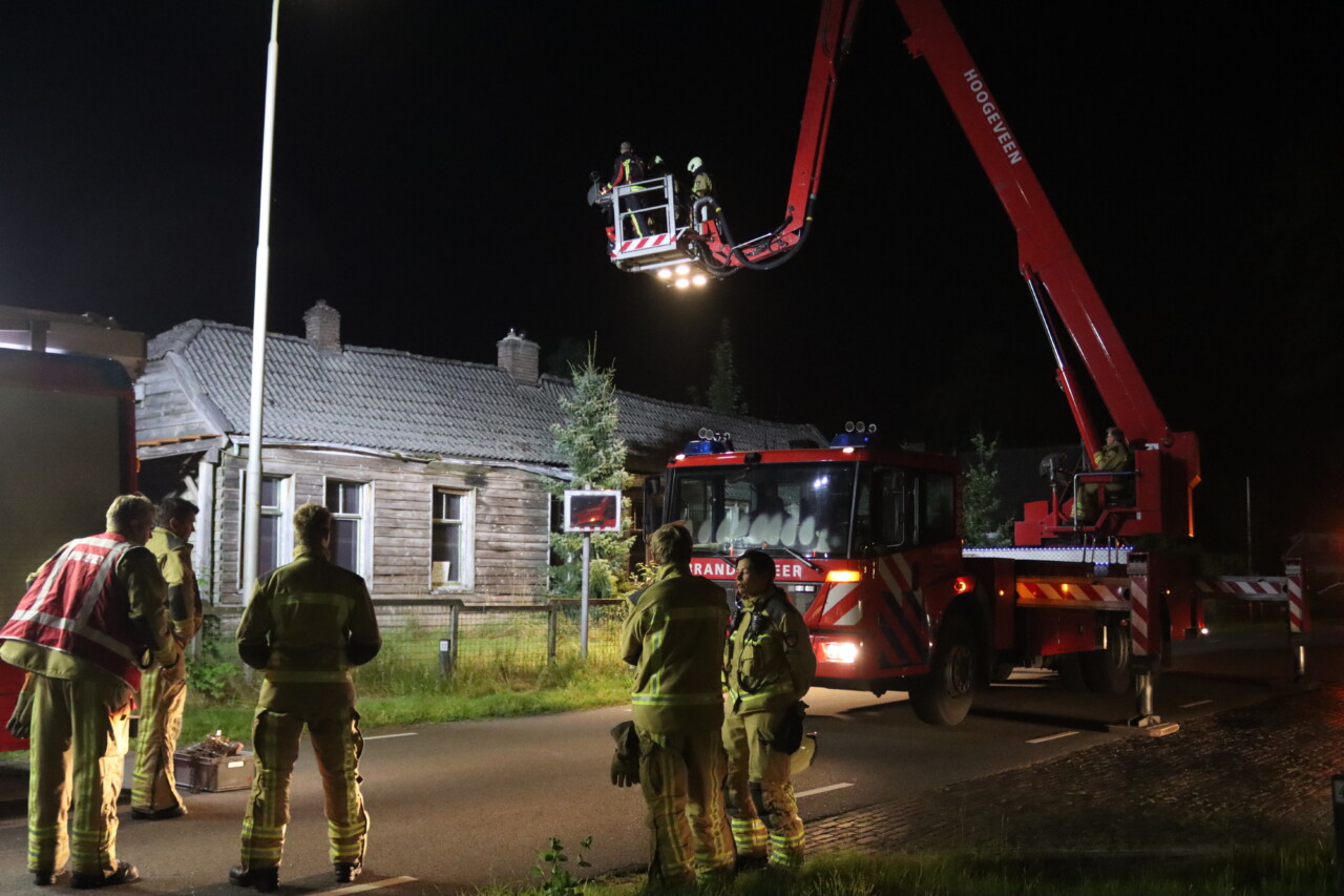 Brandweer rukt uit voor  schoorsteenbrand in Zuidwolde