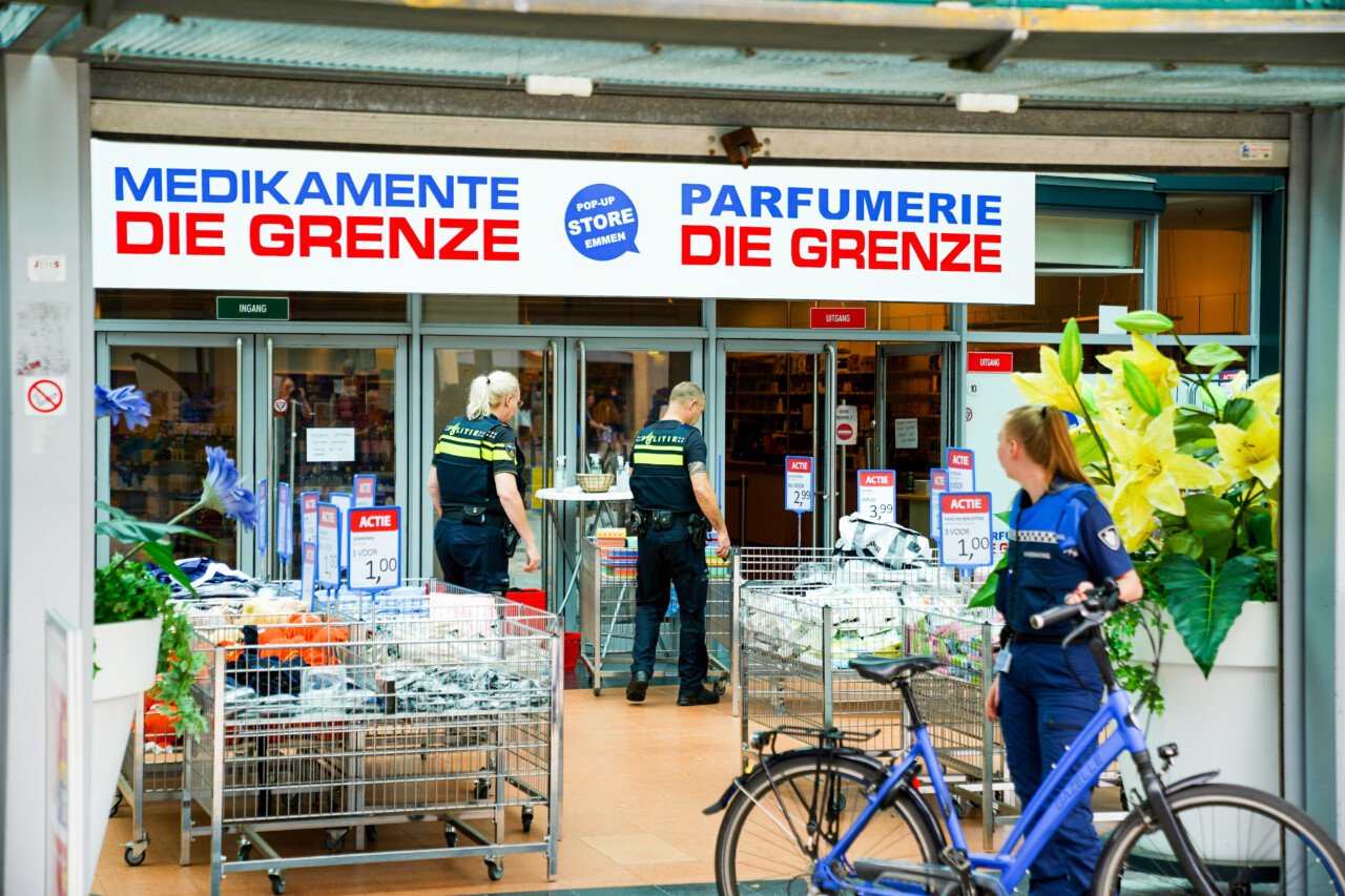 Man wordt agressief na diefstal bij Parfumerie