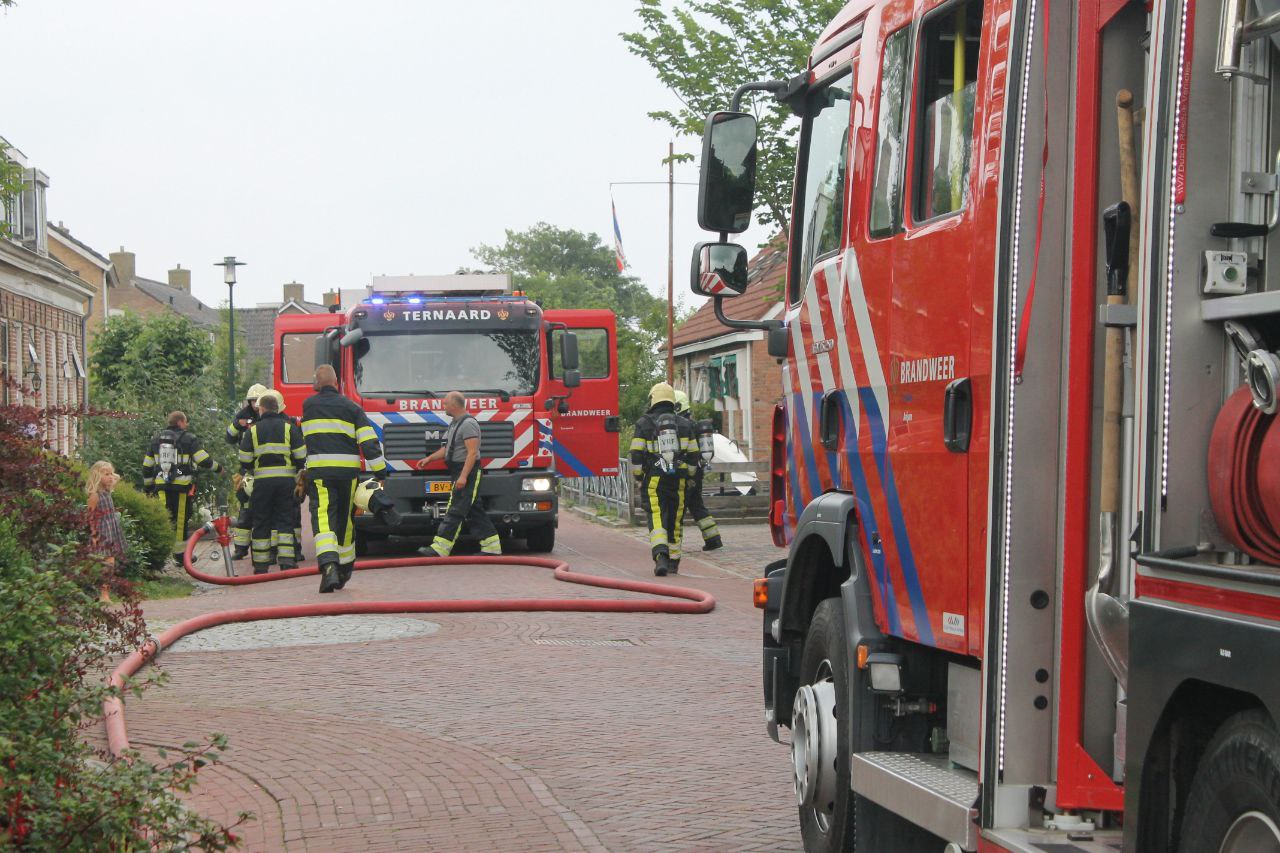 Brandweer rukt uit voor brand in slaapkamer in Moddergat