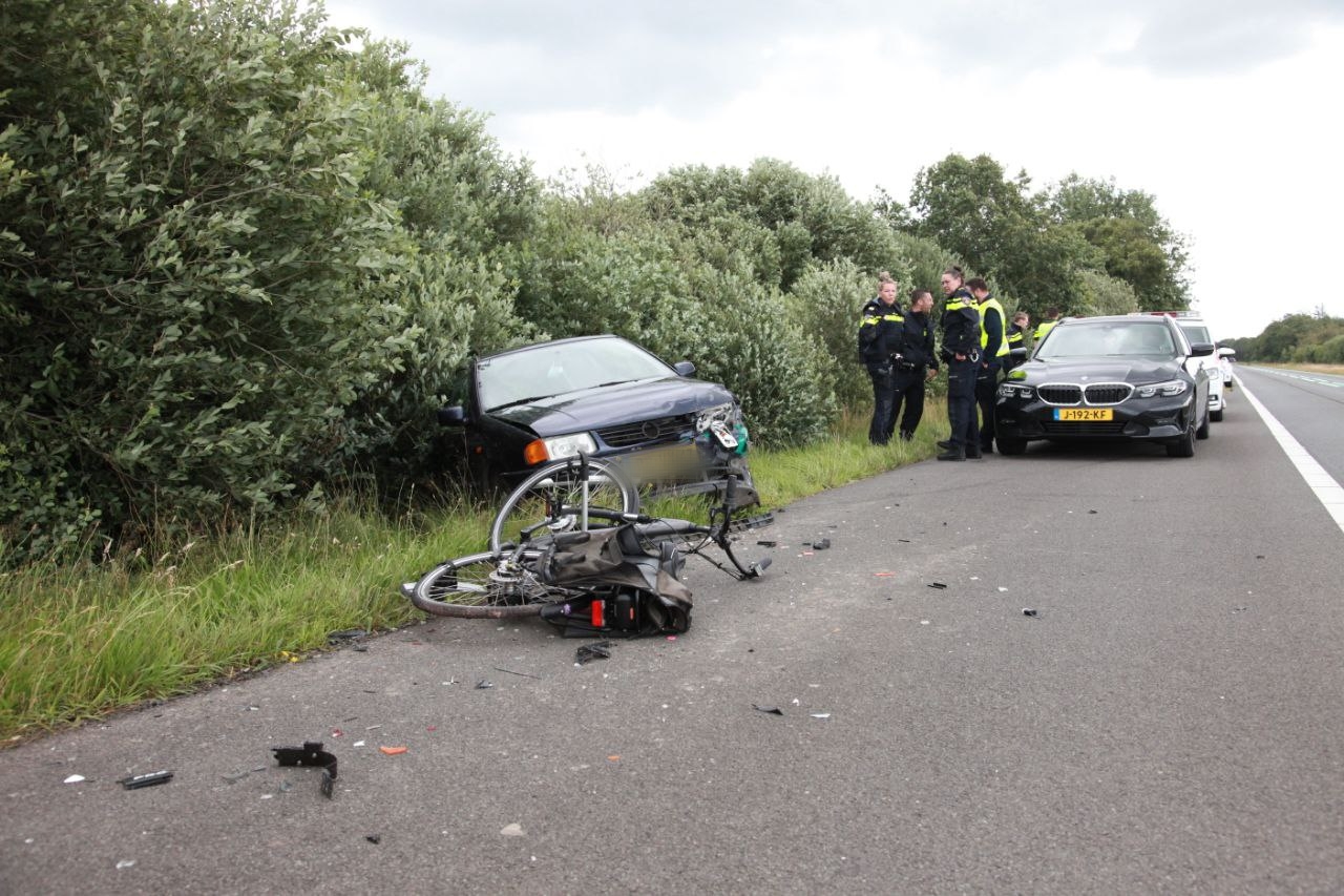 Forse schade bij ongeval op N351 bij Makkinga
