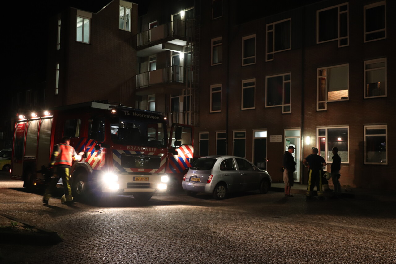 Brandweer ingezet voor vlam in de pan in Heerenveen