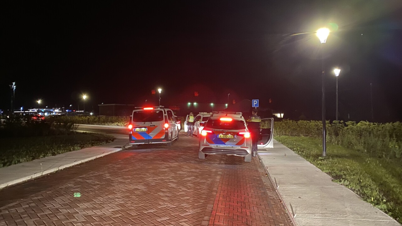 Grote politie-inzet voor vernielende Franeker (30)