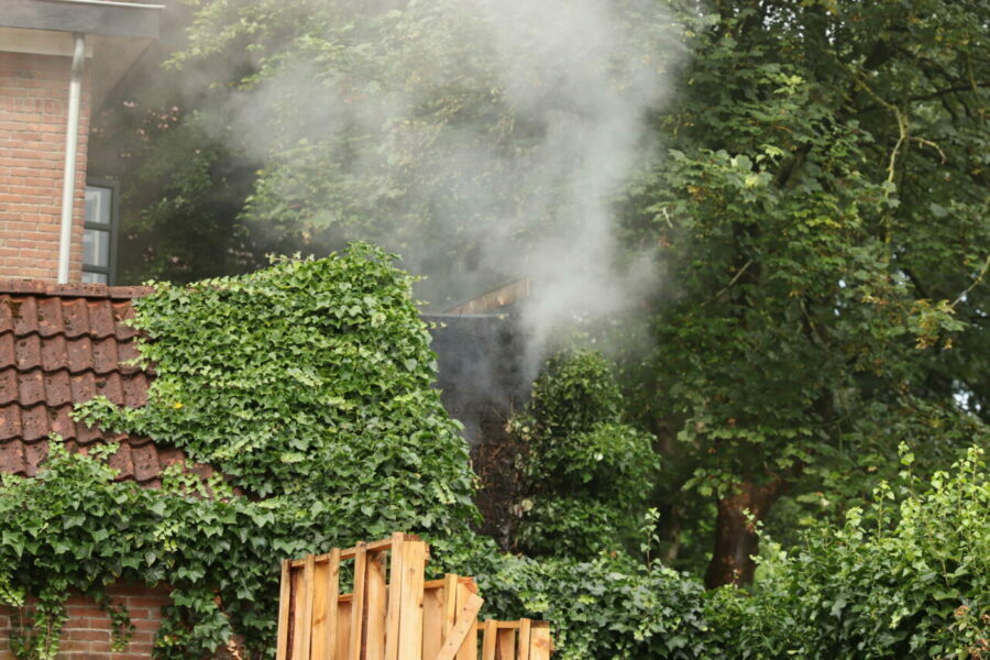 Uitslaande woningbrand aan de Stationsstraat in Heerenveen