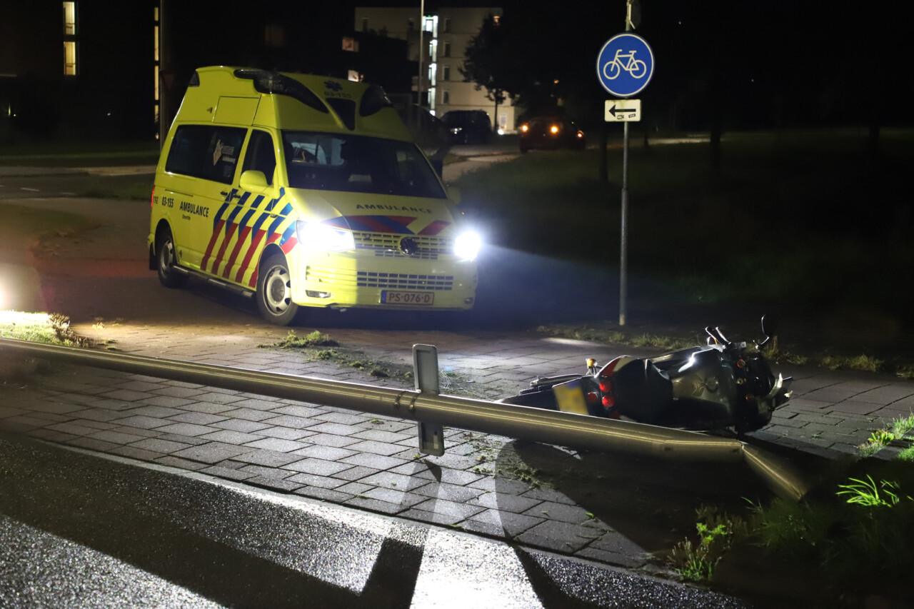 Motorrijder komt ten val in Hoogeveen en raakt gewond