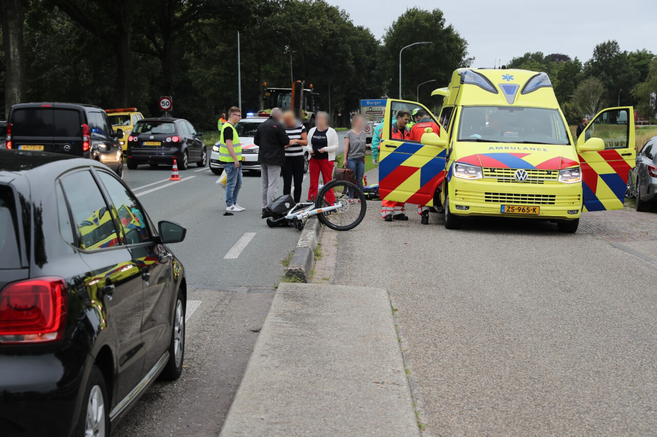 Fietser zwaargewond na ongeval in Borger