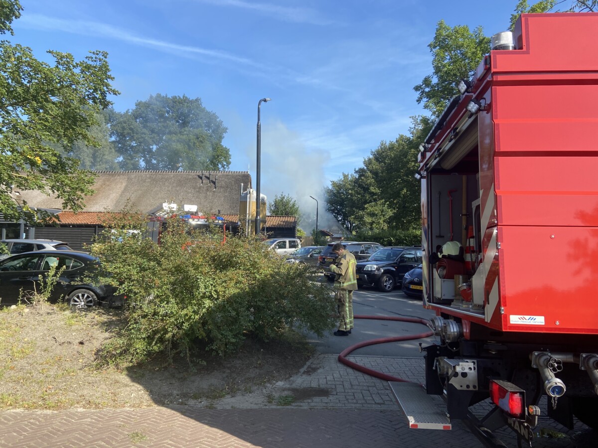 Brand bij sauna in Zuidwolde laat brandweer uitrukken