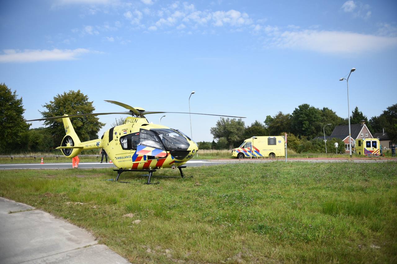 Fietser zwaargewond na val in Winschoten