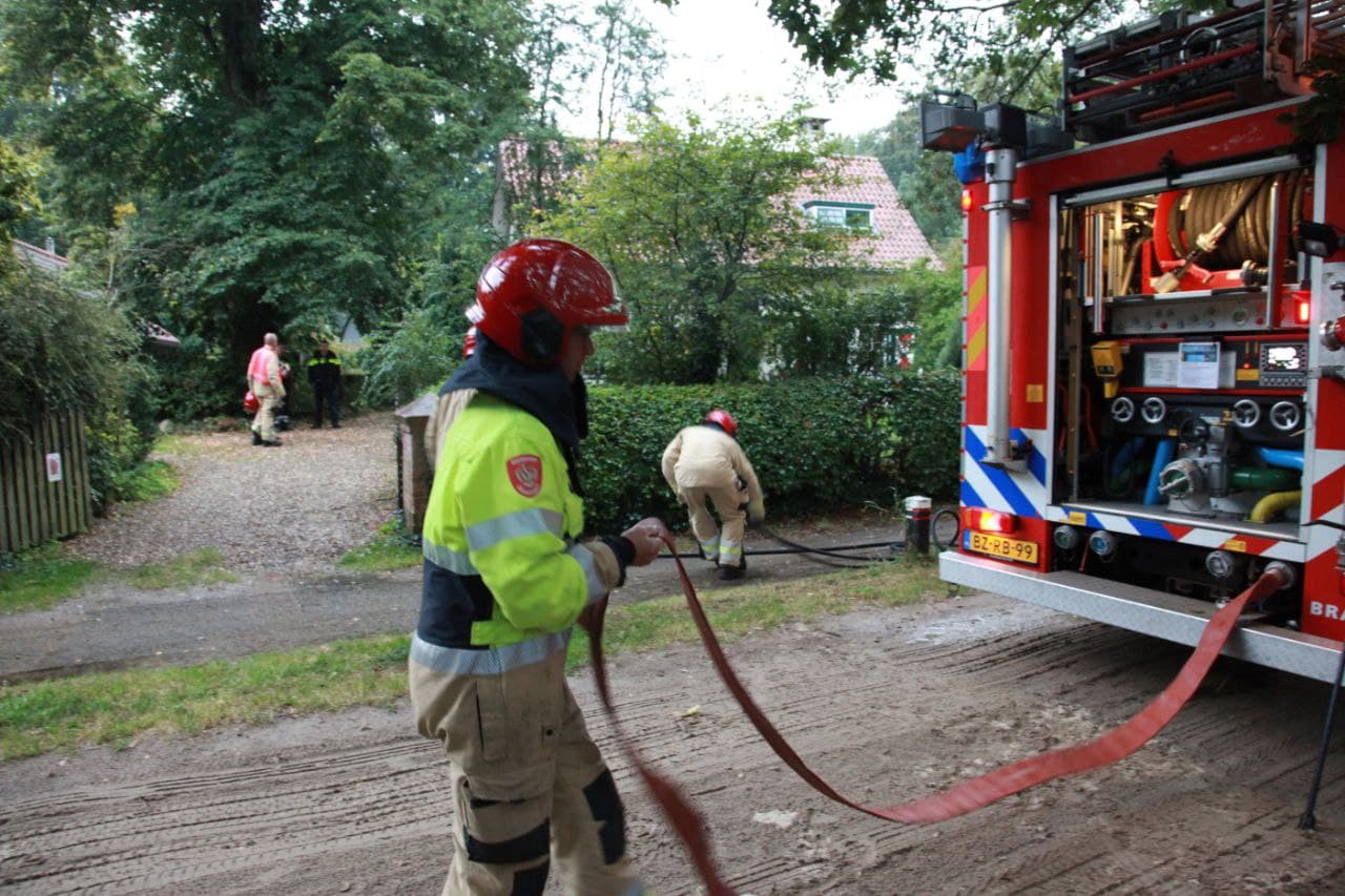 Blikseminslag op woning in Glimmen