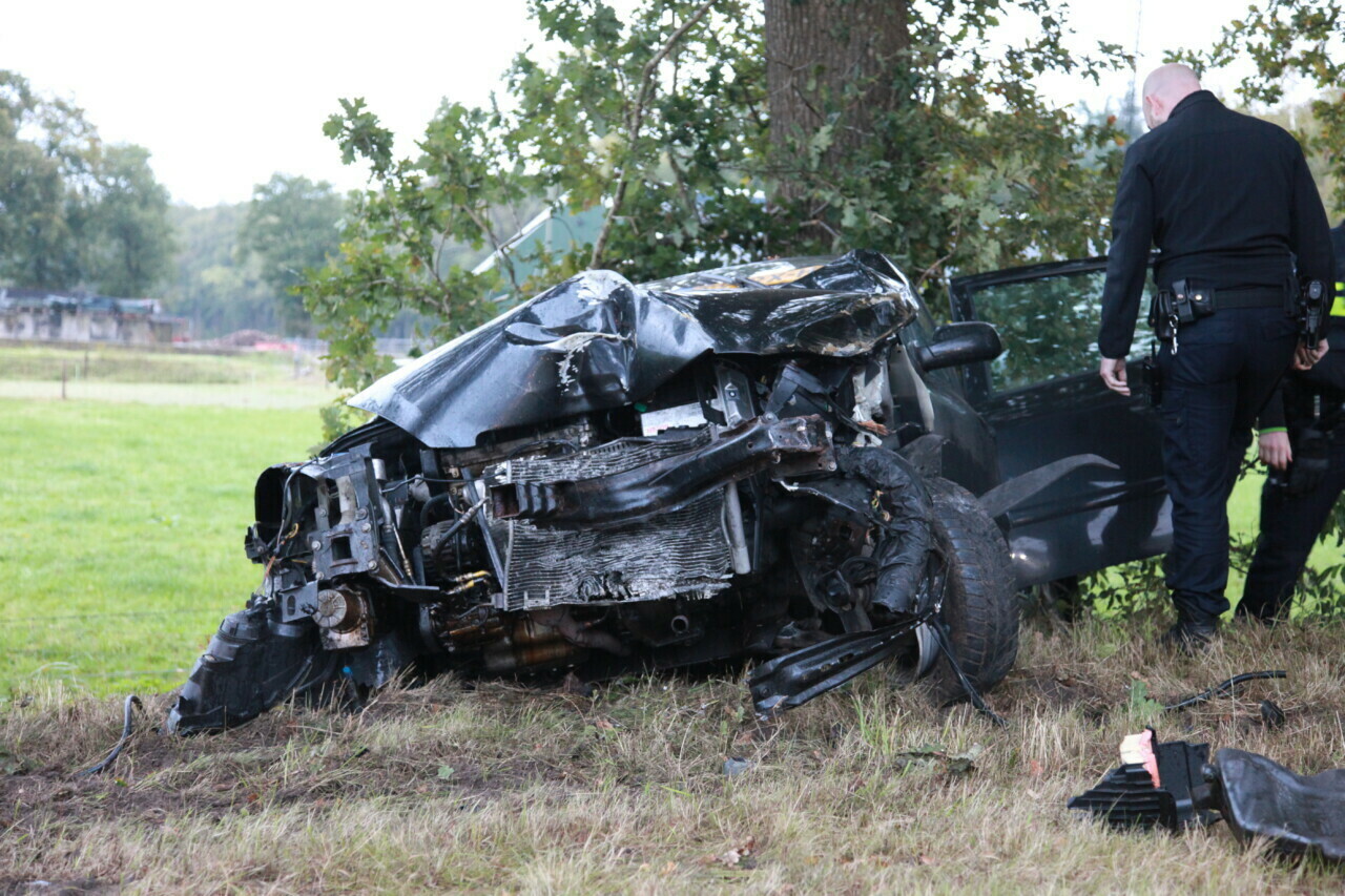 Forse schade bij ongeval in Huis Ter Heide