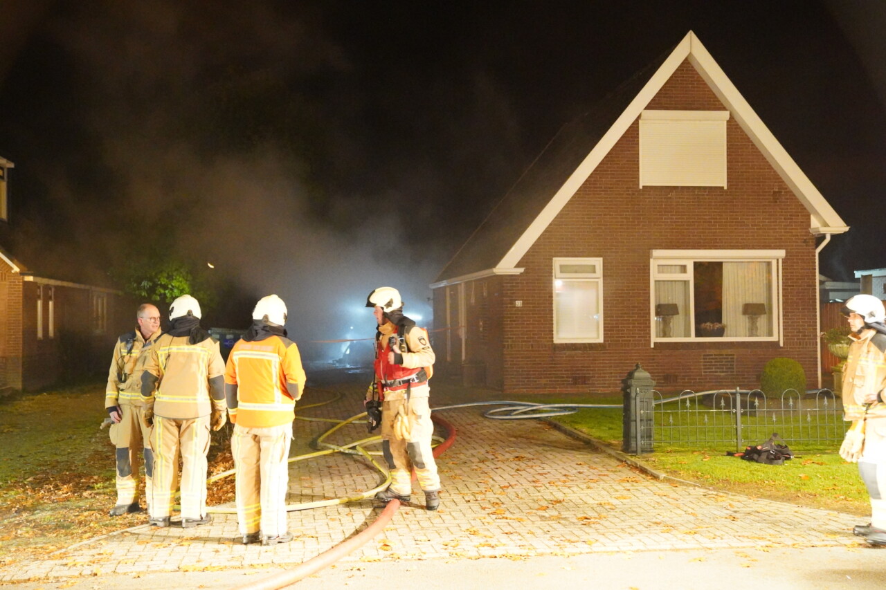 Schuurtje uitgebrand in Klazienaveen