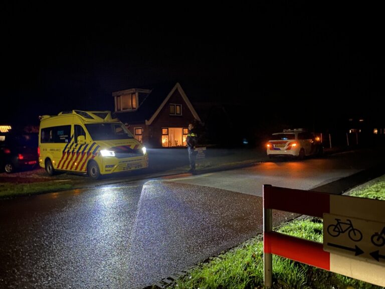 Botsing tussen auto en fietser in Frieschepalen
