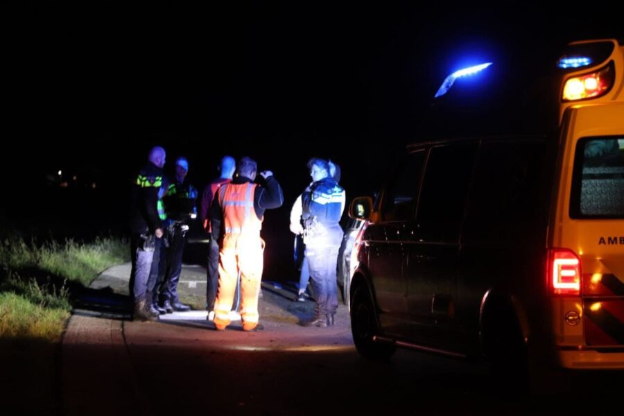 Auto flink beschadigd bij ongeval in Lemmer