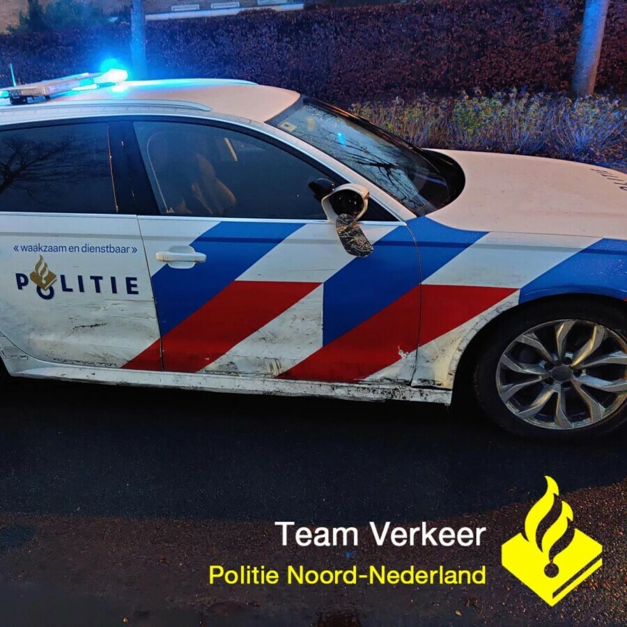 Politie zoekt getuigen na wilde achtervolging door Groningen