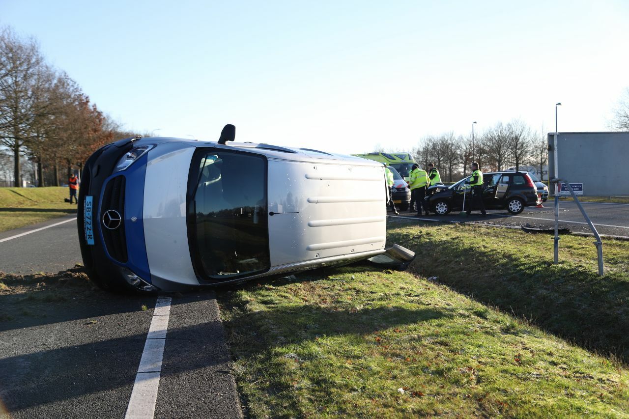 Schaap veroorzaakt aanrijding op de N31 bij Opeinde; politie schiet schaap dood