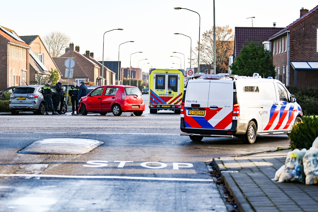 Veel schade bij ongeval in Hoogezand