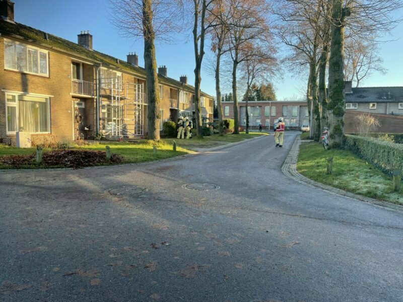 Brandweer ingezet voor gaslek in woning in Emmen