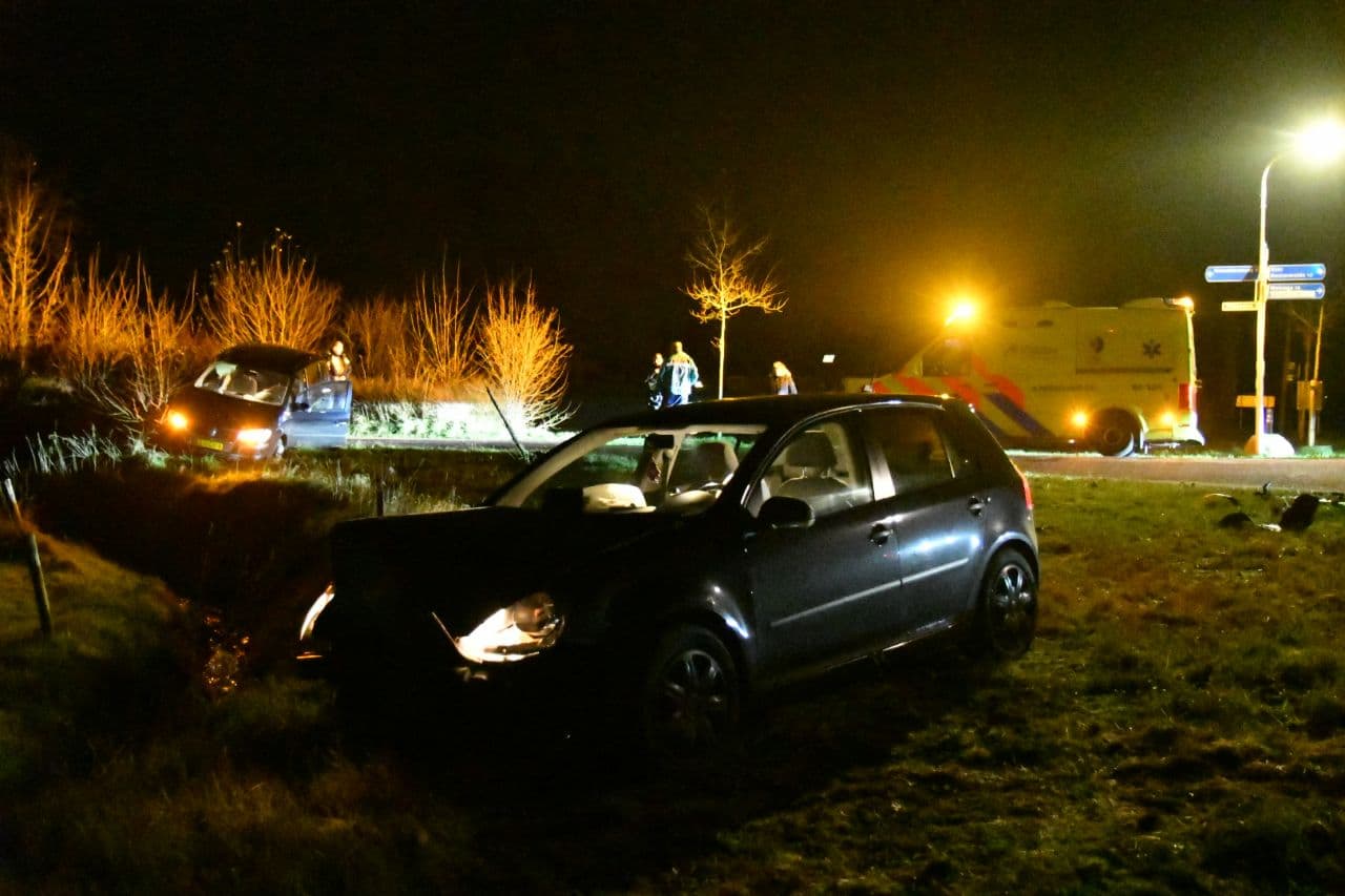 Veel schade bij ongeval in Nijeberkoop