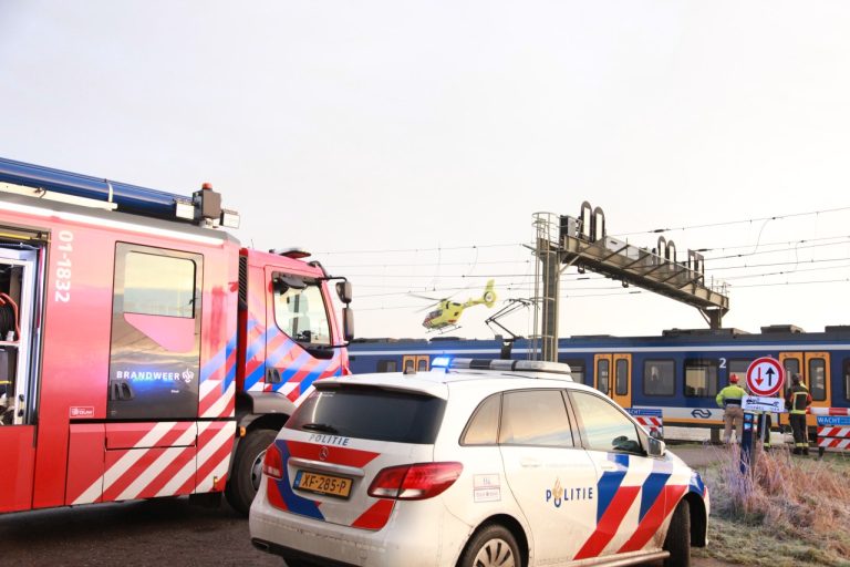 Hulpdiensten ingezet voor ongeval met trein in Haren