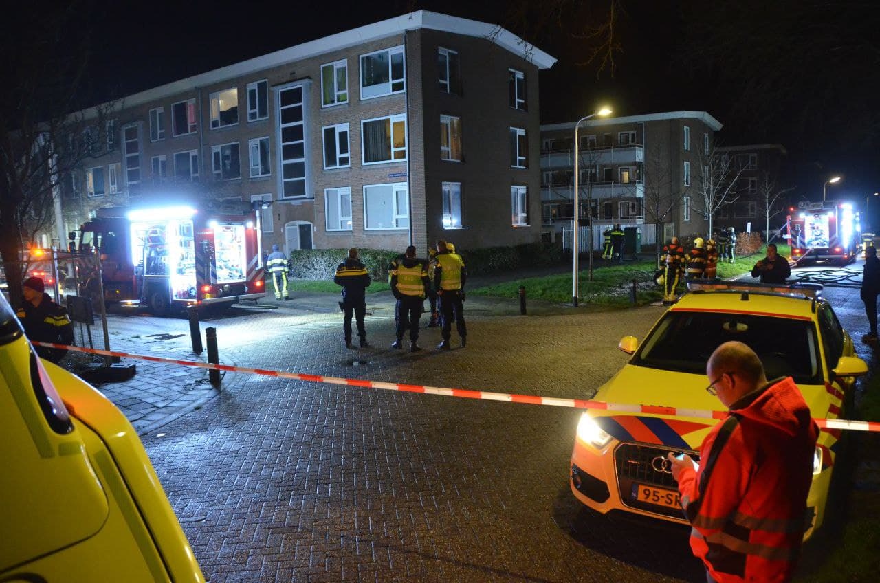 Persoon gewond bij flatbrand in Leeuwarden