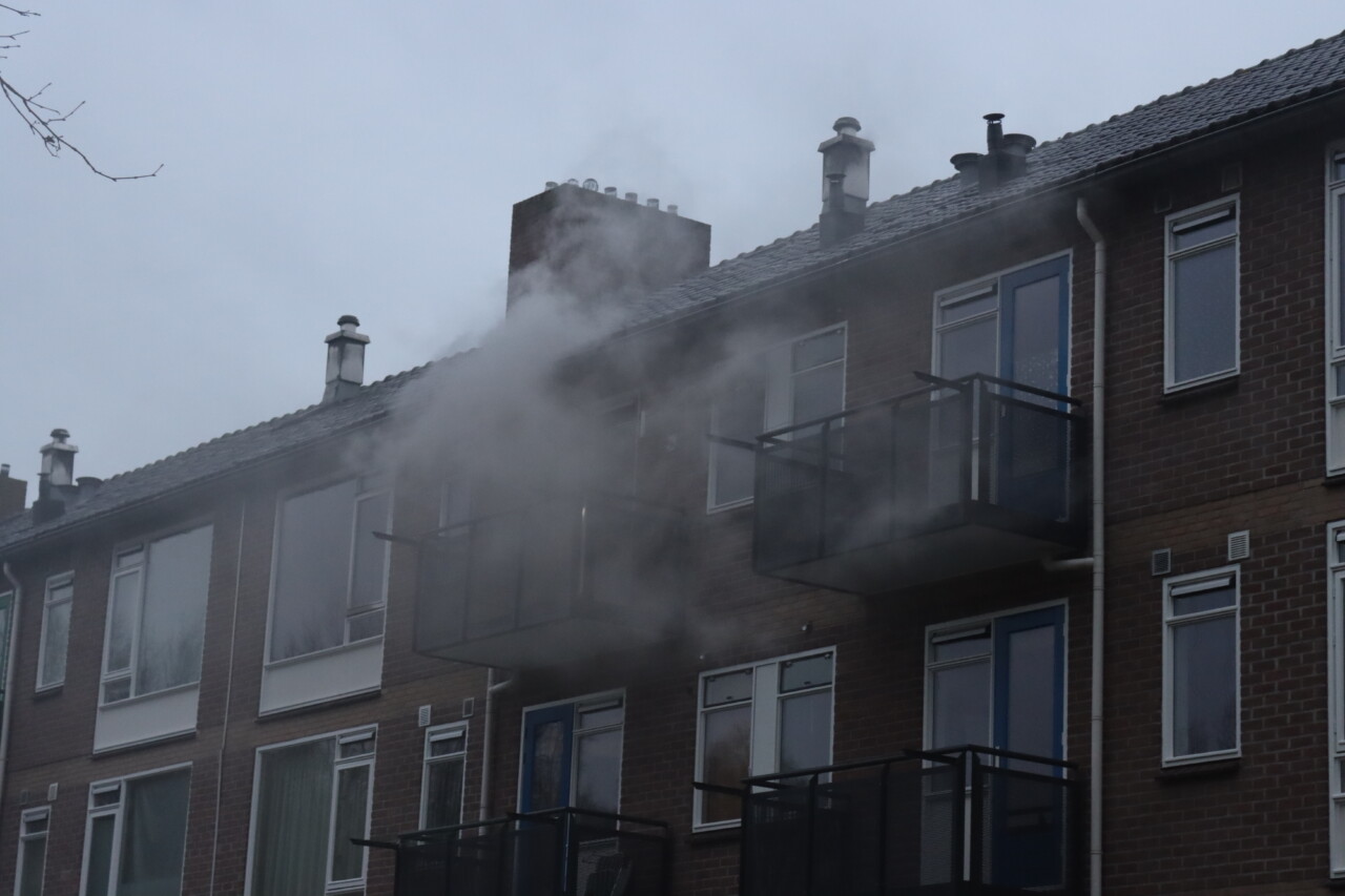 Woningbrand in Hoogeveen snel onder controle